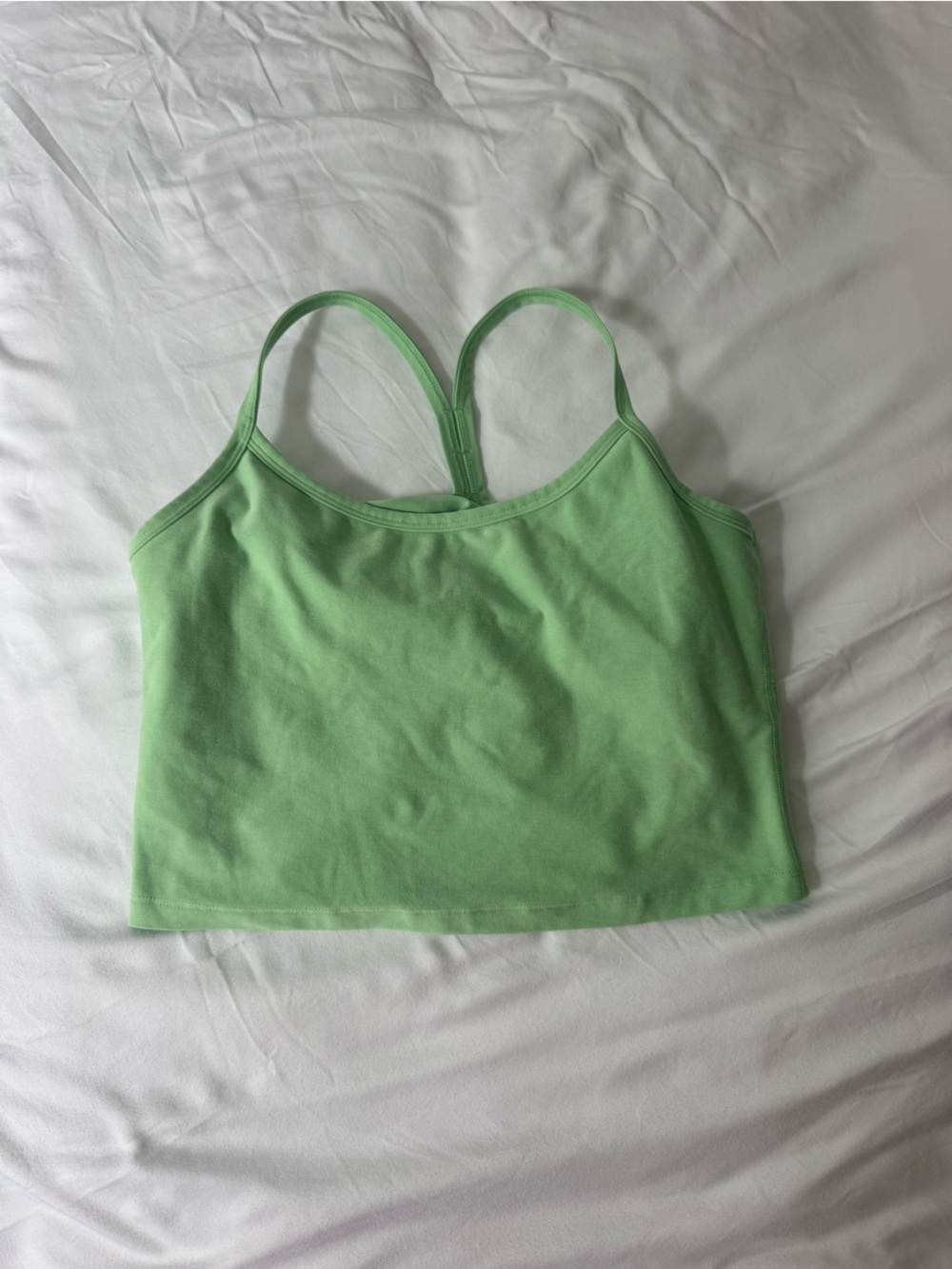 Beyond Yoga Light Green Racerback Tank Top